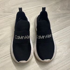 Black sports calvin klein shoes